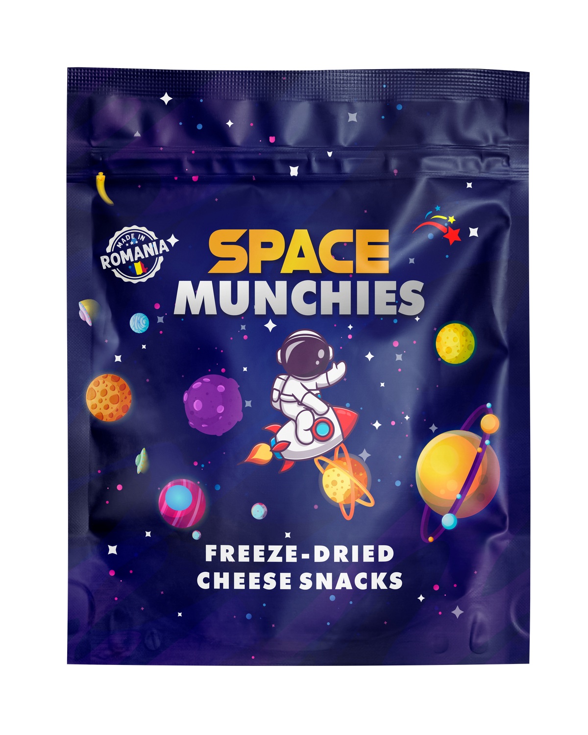Space Munchies Freeze-Dried Cheese Snacks