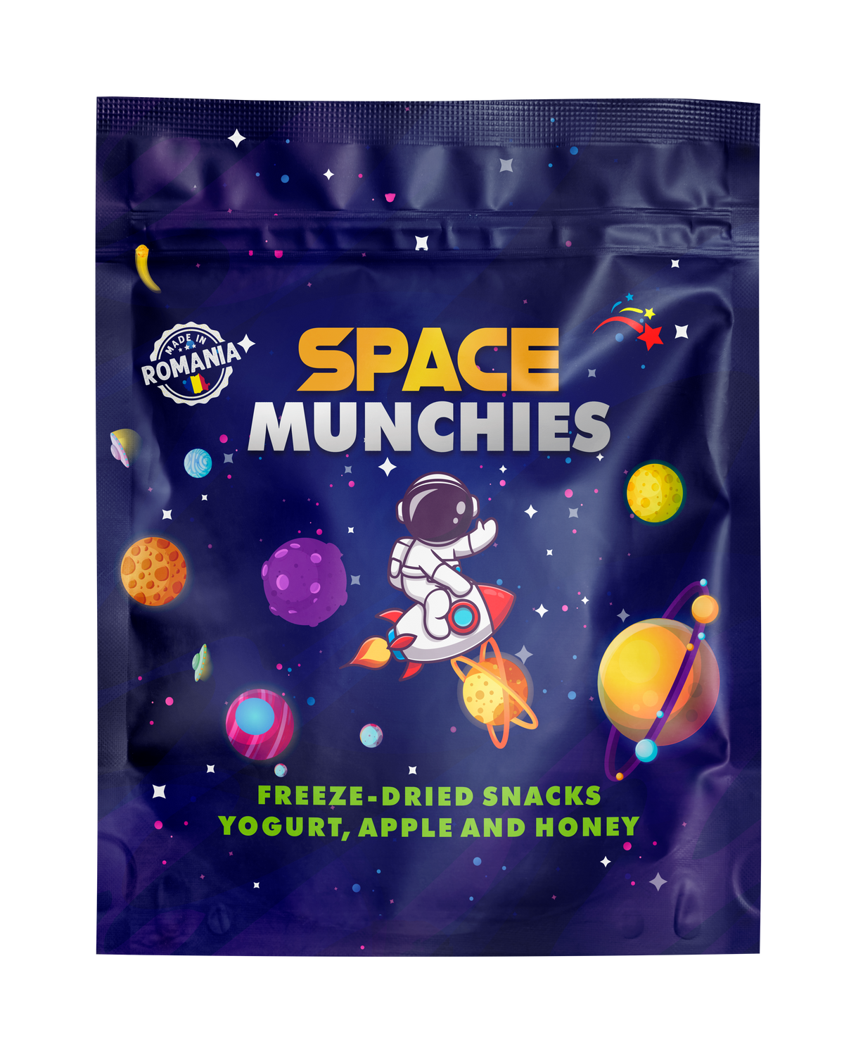 Space Munchies Iaurt cu Măr și Miere